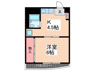 高津ビルの物件間取画像